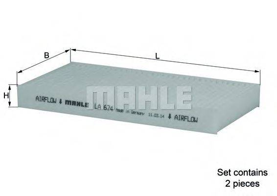 MAHLE ORIGINAL LA 674/S