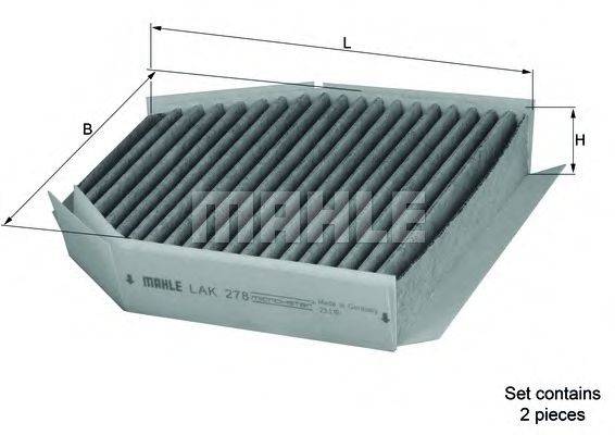 MAHLE ORIGINAL LAK 278/S