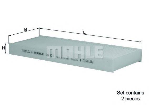 MAHLE ORIGINAL LA 921/S