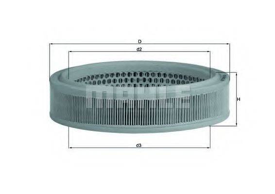MAHLE ORIGINAL LX 166