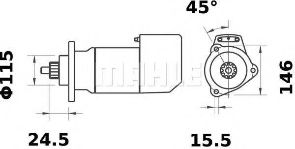 MAHLE ORIGINAL MS 562