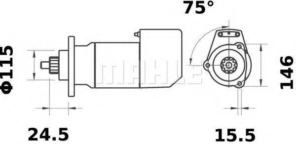 MAHLE ORIGINAL MS 556