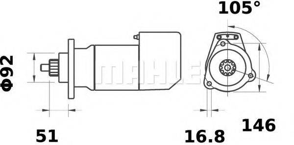 MAHLE ORIGINAL MS 520