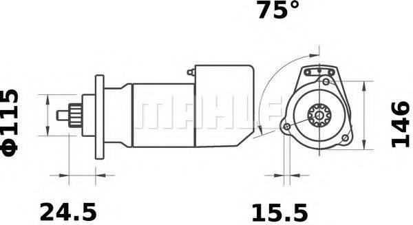 MAHLE ORIGINAL MS 495