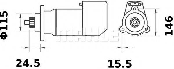 MAHLE ORIGINAL MS 456