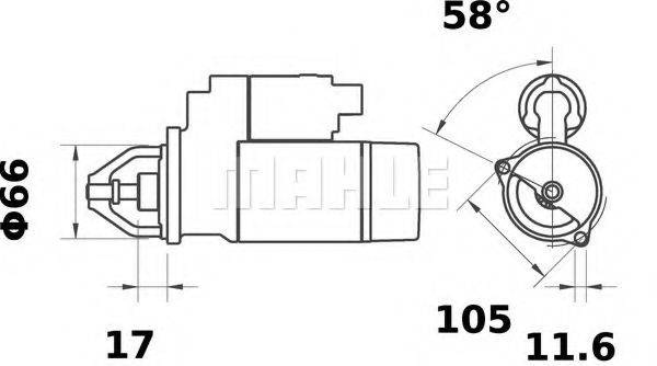 MAHLE ORIGINAL MS 414