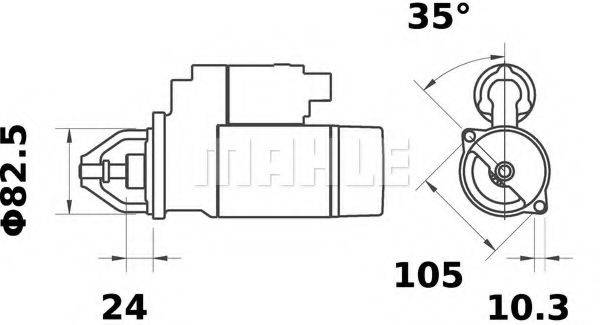 STEYR 204 00 77/1 Стартер