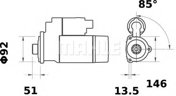 HELLA CS 1296 Стартер