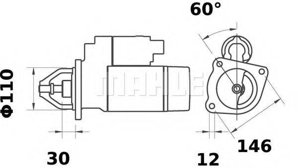 MAHLE ORIGINAL MS 388