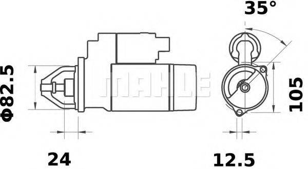 MAHLE ORIGINAL MS 336