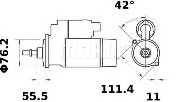 MAHLE ORIGINAL IS0776 Стартер