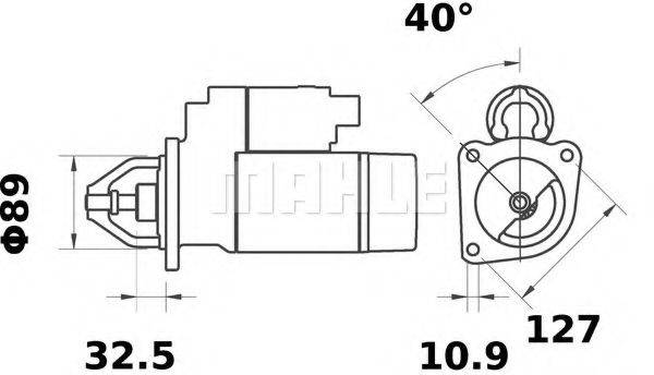 DELPHI S 5027 Стартер