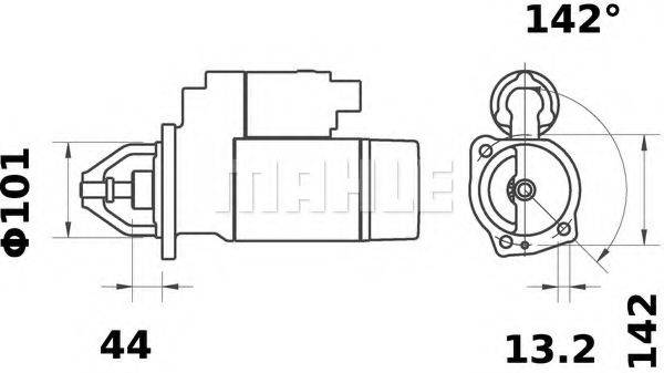 GAZ 8.8676 Стартер