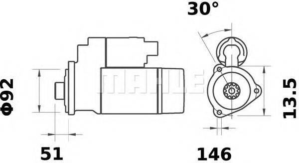 MAHLE ORIGINAL MS 198