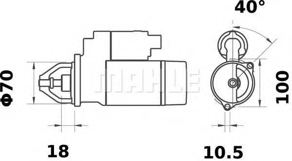 MAHLE ORIGINAL MS 135