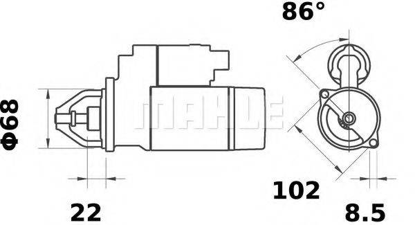 MAHLE ORIGINAL MS 120