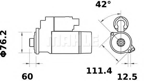 DELPHI LRS01676 Стартер