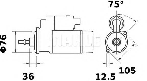 MAHLE ORIGINAL MS 126