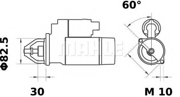 DELPHI LRS00744 Стартер