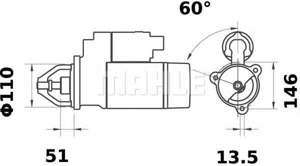 MAHLE ORIGINAL MS 104