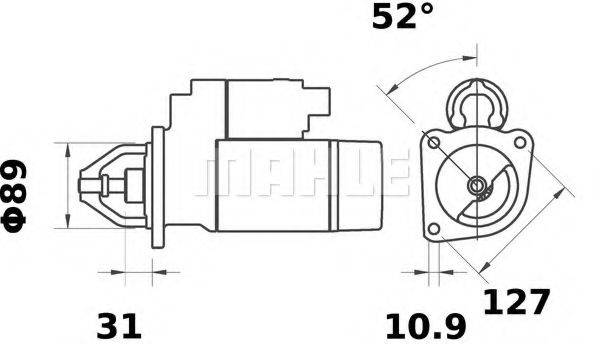 MAHLE ORIGINAL MS 71