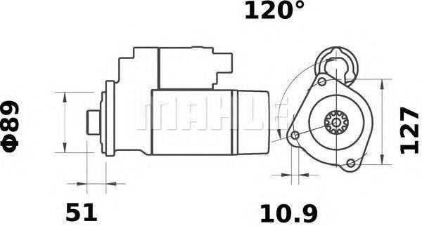 MAHLE ORIGINAL MS 63