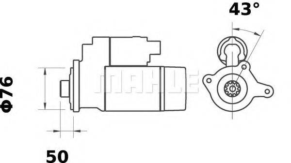 MAHLE ORIGINAL MS 52