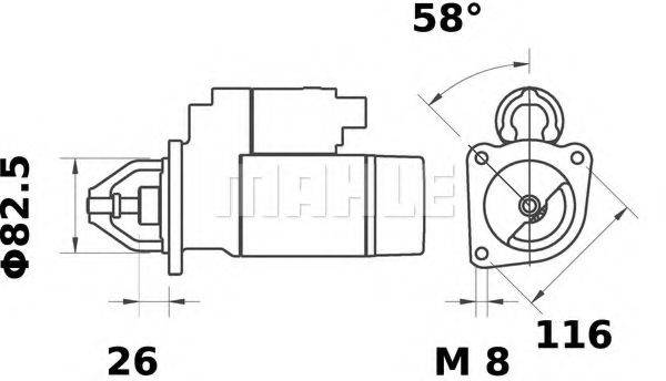 MAHLE ORIGINAL MS 11