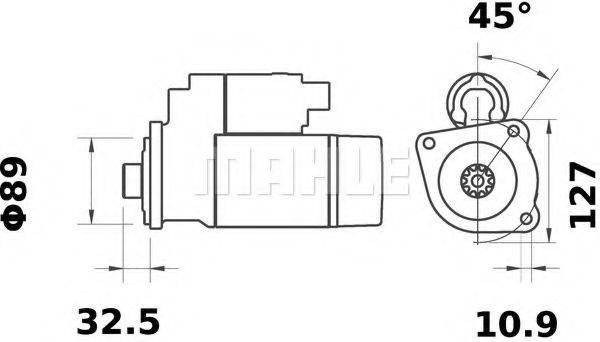 AGCO 4288991M2 Стартер