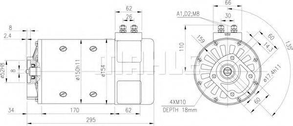 FIAT 9459066 Електродвигун