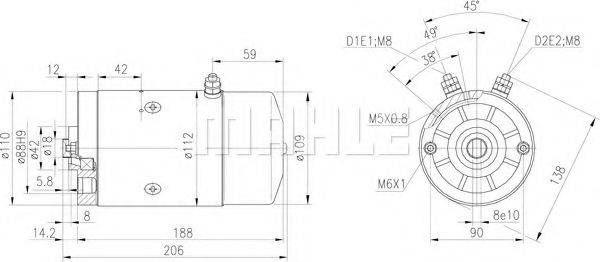 MAHLE ORIGINAL MM 223