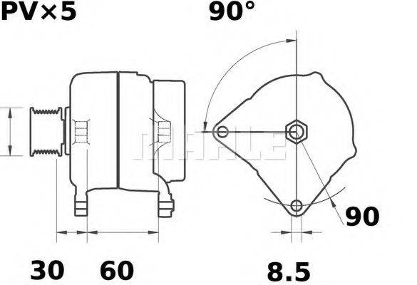 MAHLE ORIGINAL MG 602