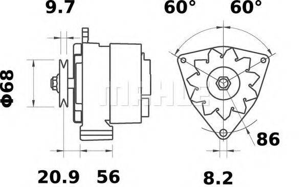 MAHLE ORIGINAL MG 604