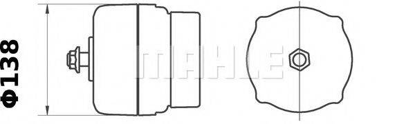 MAHLE ORIGINAL IA0484 Генератор