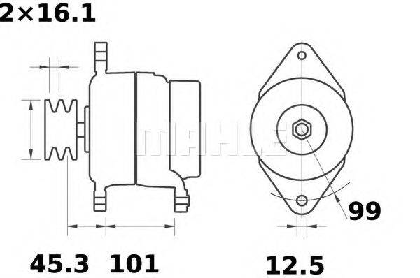 MAHLE ORIGINAL MG 547
