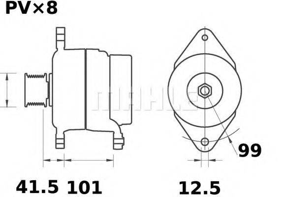 MAHLE ORIGINAL MG 548