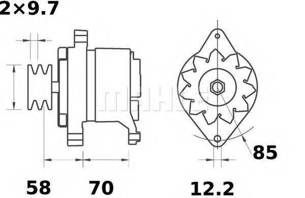 MAHLE ORIGINAL MG 521