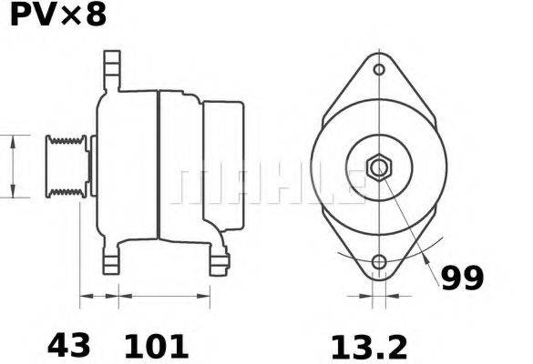 MAHLE ORIGINAL MG 500