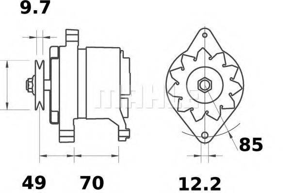 MAHLE ORIGINAL MG 504