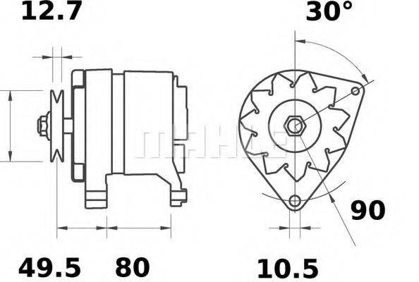 MAHLE ORIGINAL MG 496