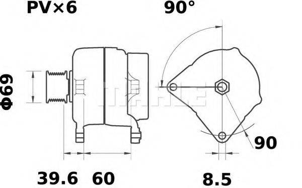 MAHLE ORIGINAL MG 469