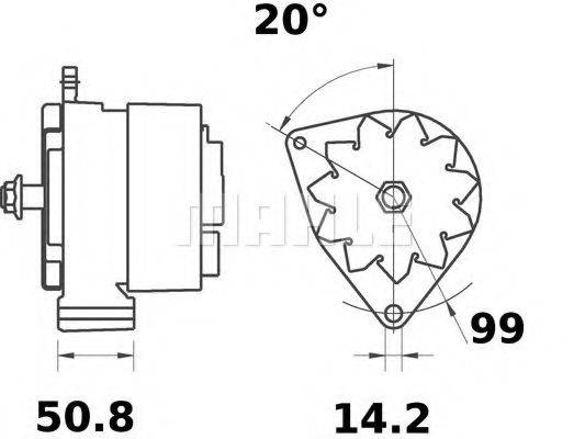 MAHLE ORIGINAL MG 442
