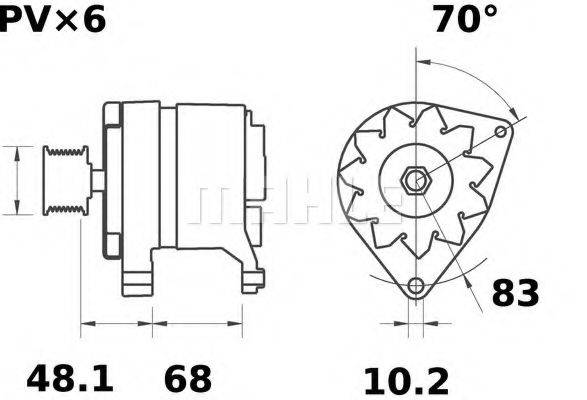 MAHLE ORIGINAL MG 411