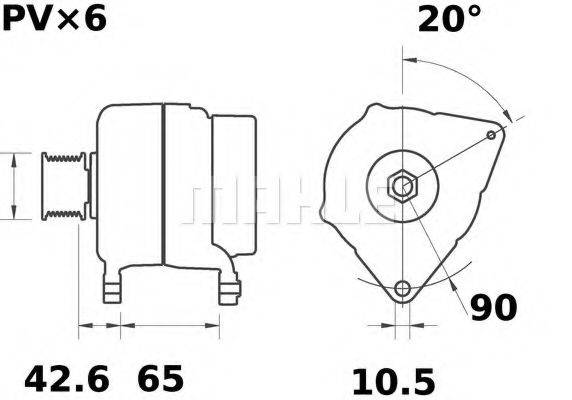 MAHLE ORIGINAL MG 408