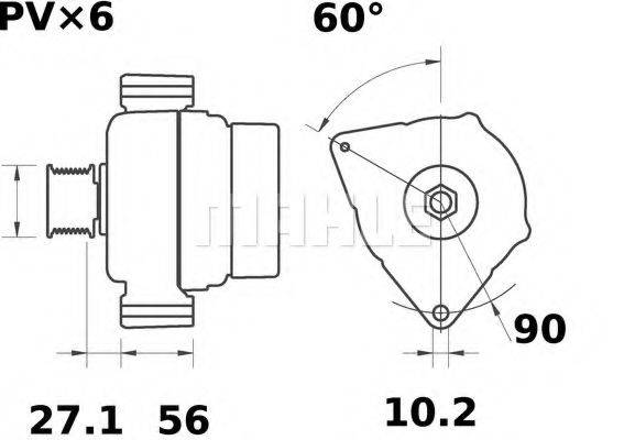 MAHLE ORIGINAL MG 398