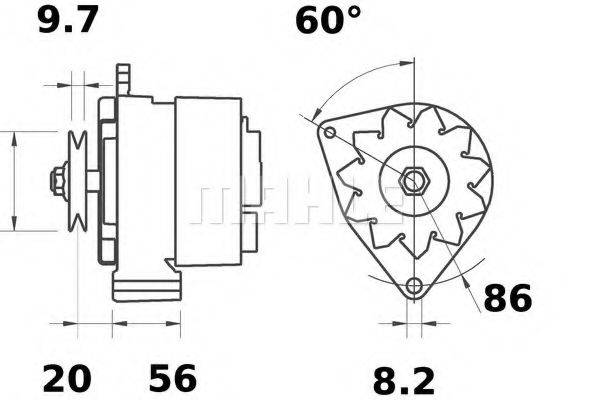 MAHLE ORIGINAL MG 371