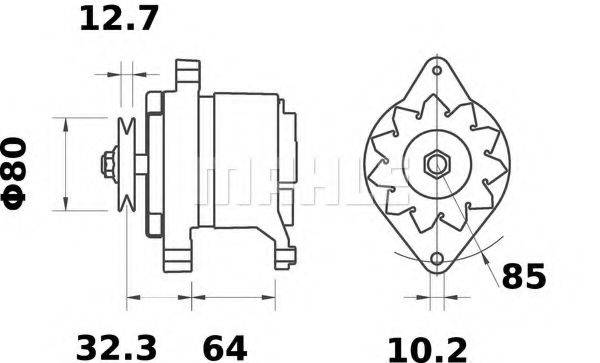 MAHLE ORIGINAL MG 355