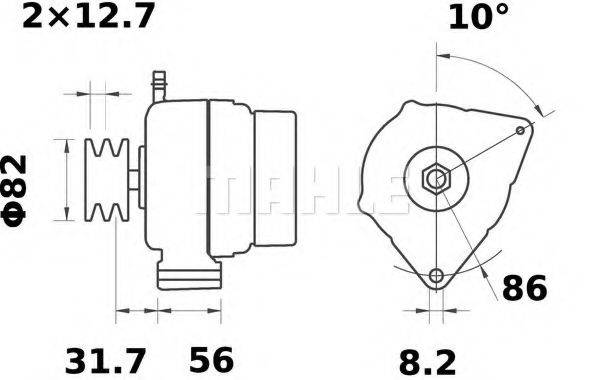 MAHLE ORIGINAL MG 349