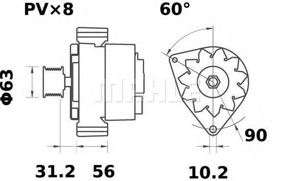 ANTONIO CARRARO 357123 Генератор