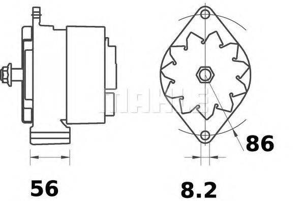 MAHLE ORIGINAL MG 313